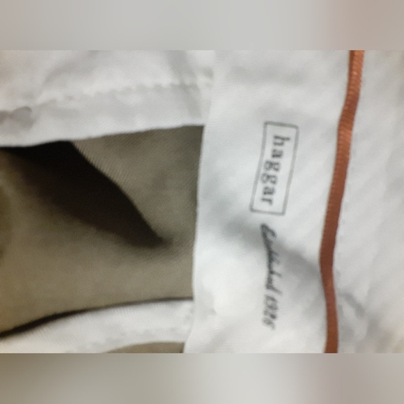 Haggar Men's Khaki Casual Dress Pants Size 38/30 - Picture 4 of 5